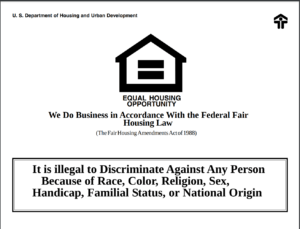 Fair Housing Disclosure